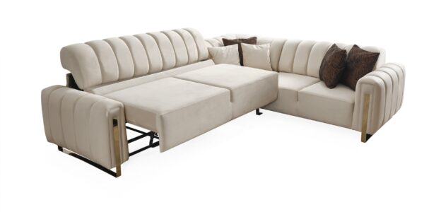 Diesel Corner Sofa (Tufted/Fluted) - Image 7