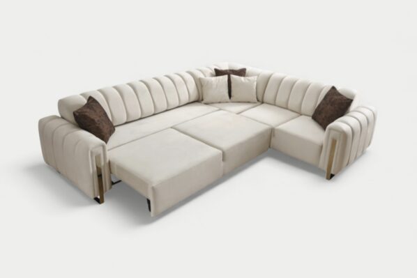 Destiny Corner Sofa (Tufted/Fluted)