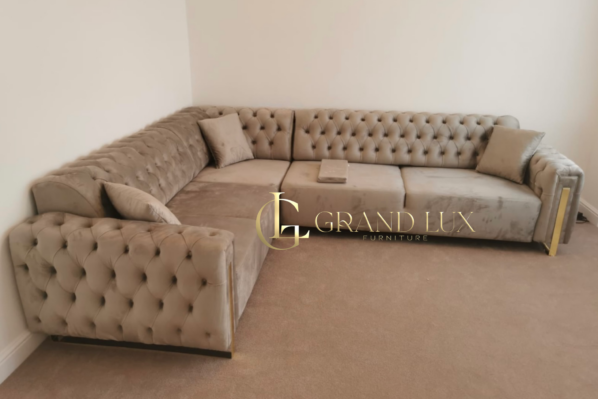 Destiny Corner Sofa (Tufted/Fluted)