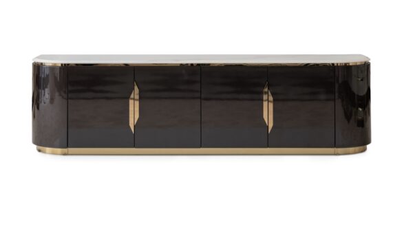 Parma Tv Unit (Black/Cream) - Image 2