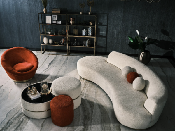 Laila Curve Sofa - Image 5