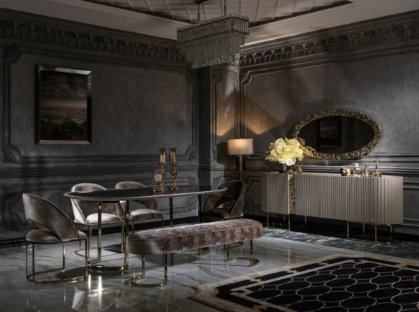 Lyon Dining Room Set (Black/Cappuccino/Cream) - Image 18