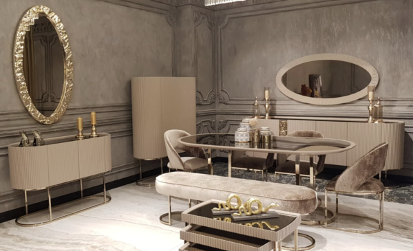 Lyon Dining Room Set (Black/Cappuccino/Cream) - Image 9