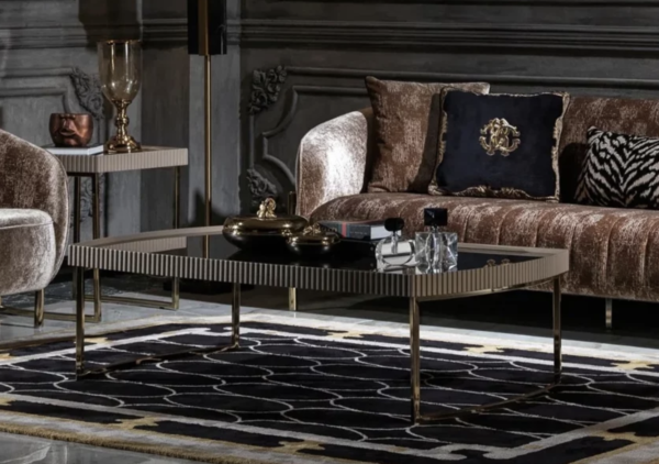 Lyon Coffee Table (Black/Cappuccino/Cream) - Image 3