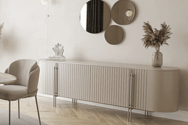 Blush Sideboard & Mirror