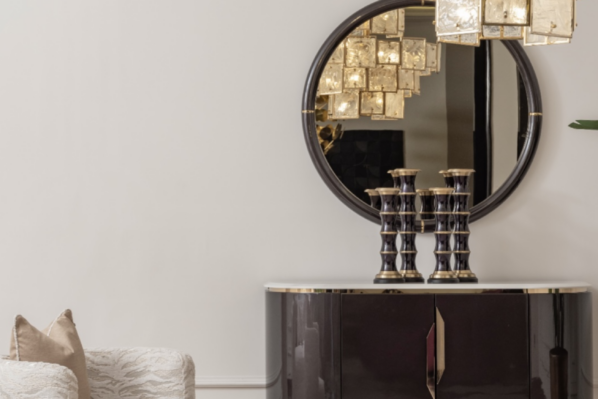 Parma Console + Mirror