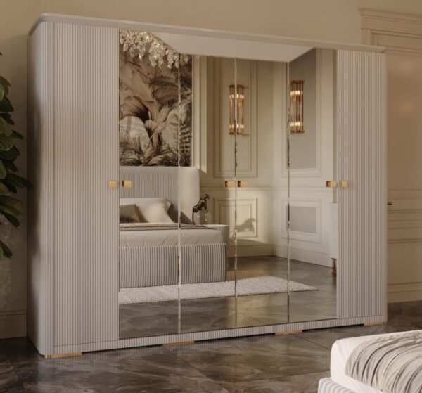 Lyon Bedroom Collection (Black/Cappuccino/Cream) - Image 17