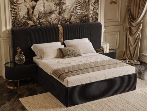 Lyon Bedroom Collection (Black/Cappuccino/Cream) - Image 25