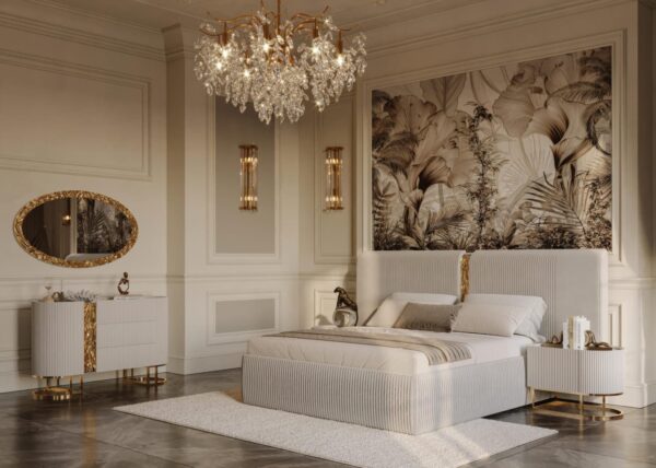 Lyon Bedroom Collection (Black/Cappuccino/Cream)