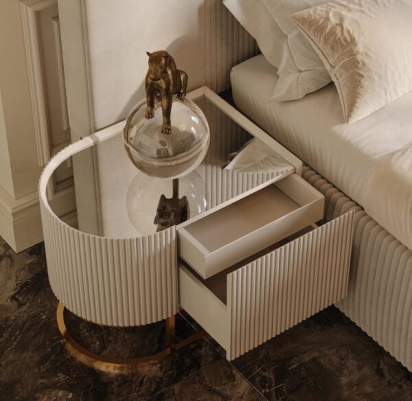 Lyon Bedroom Collection (Black/Cappuccino/Cream) - Image 23