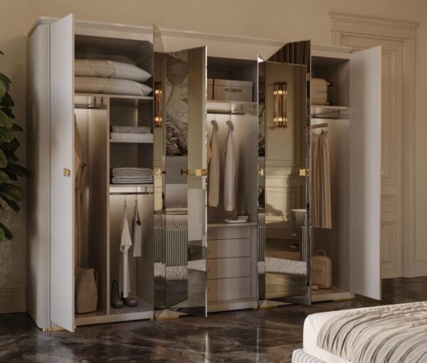 Lyon Bedroom Collection (Black/Cappuccino/Cream) - Image 18