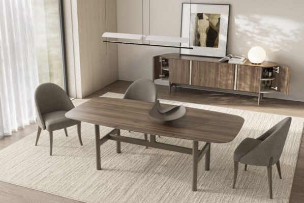 Monte Table (Ceramic/Walnut)